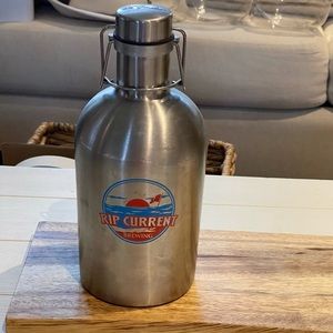 SS Growler Rip Current Stainless Steel Flip Top Base Brewing Company 64oz